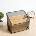 PELVARO Kyoto Bamboo & Mesh File Rack by PELVARO