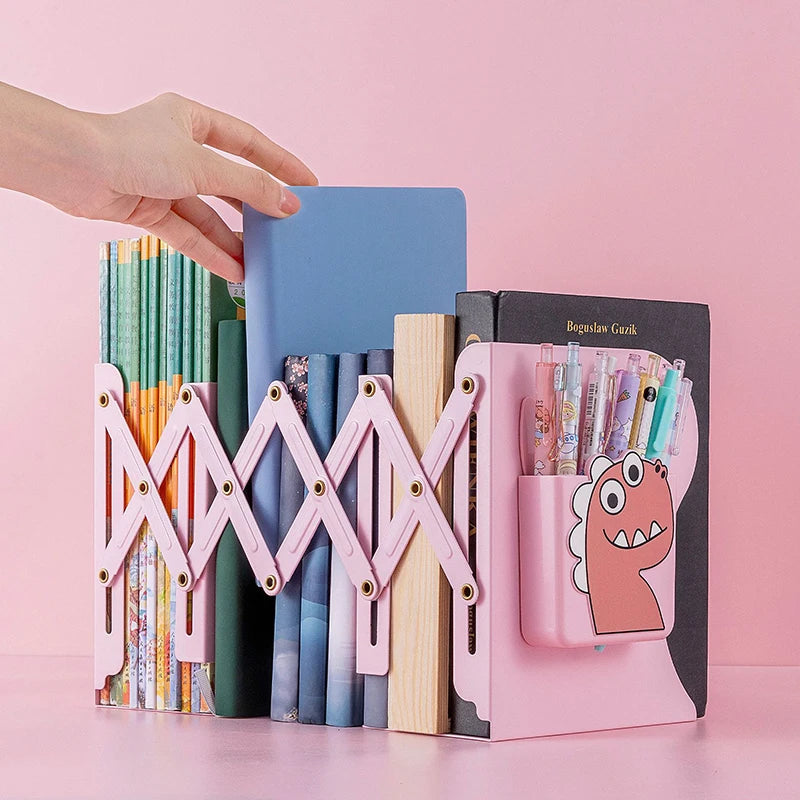 PELVARO Expand Adjustable Metal Bookends by PELVARO