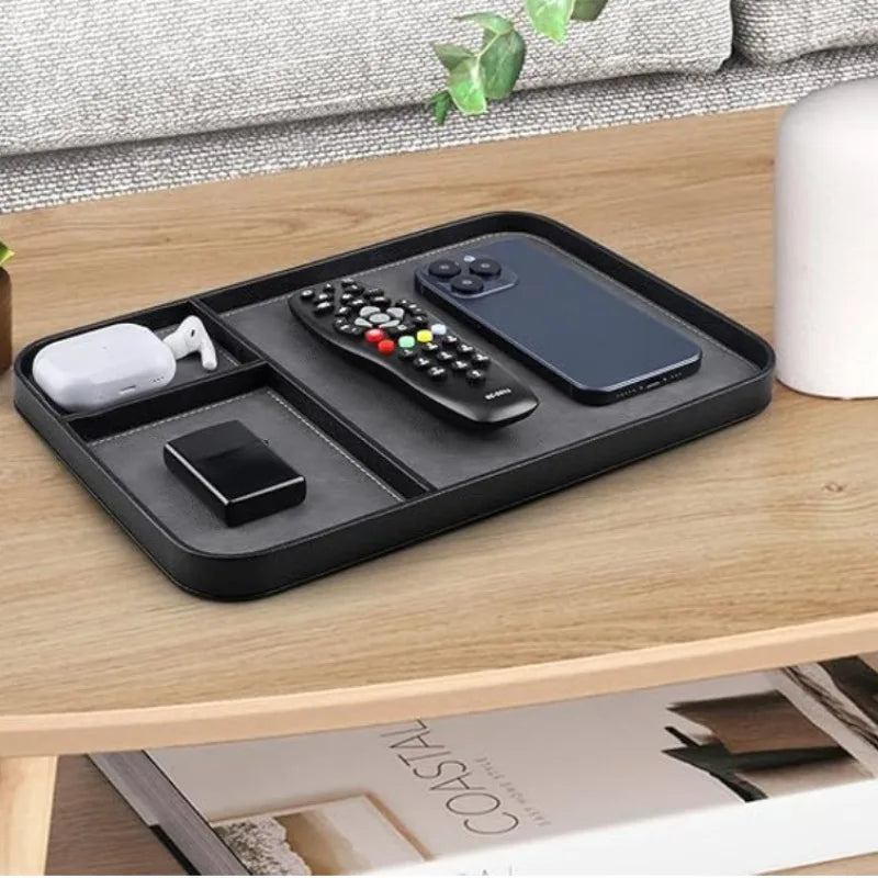 PELVARO Carry-All Leather Valet Tray by PELVARO