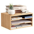 PELVARO Atelier Wood Desktop Paper Sorter by PELVARO